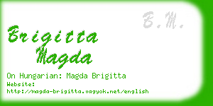 brigitta magda business card
